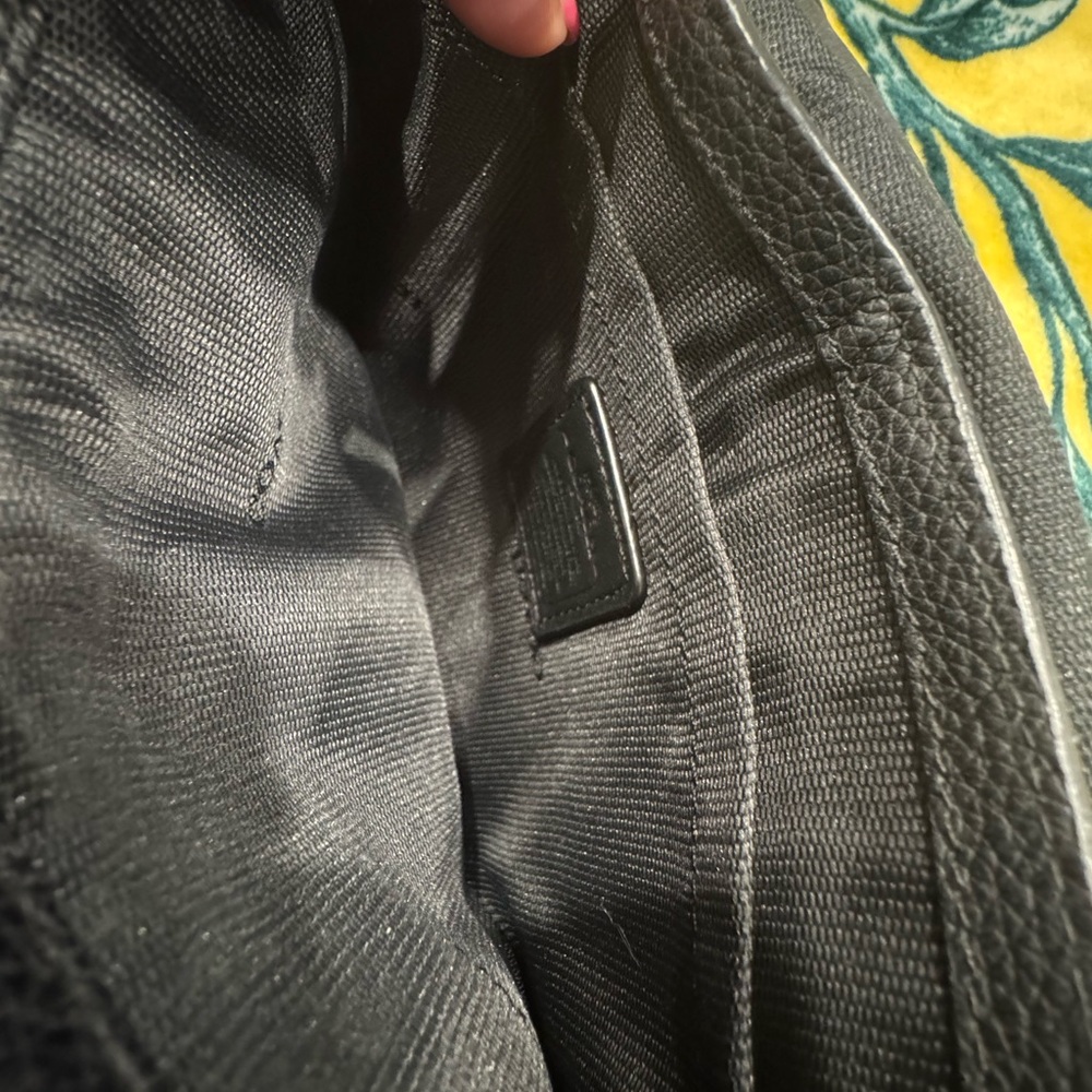 COACH Black Leather Crossbody Bag - Picture 5 of 16